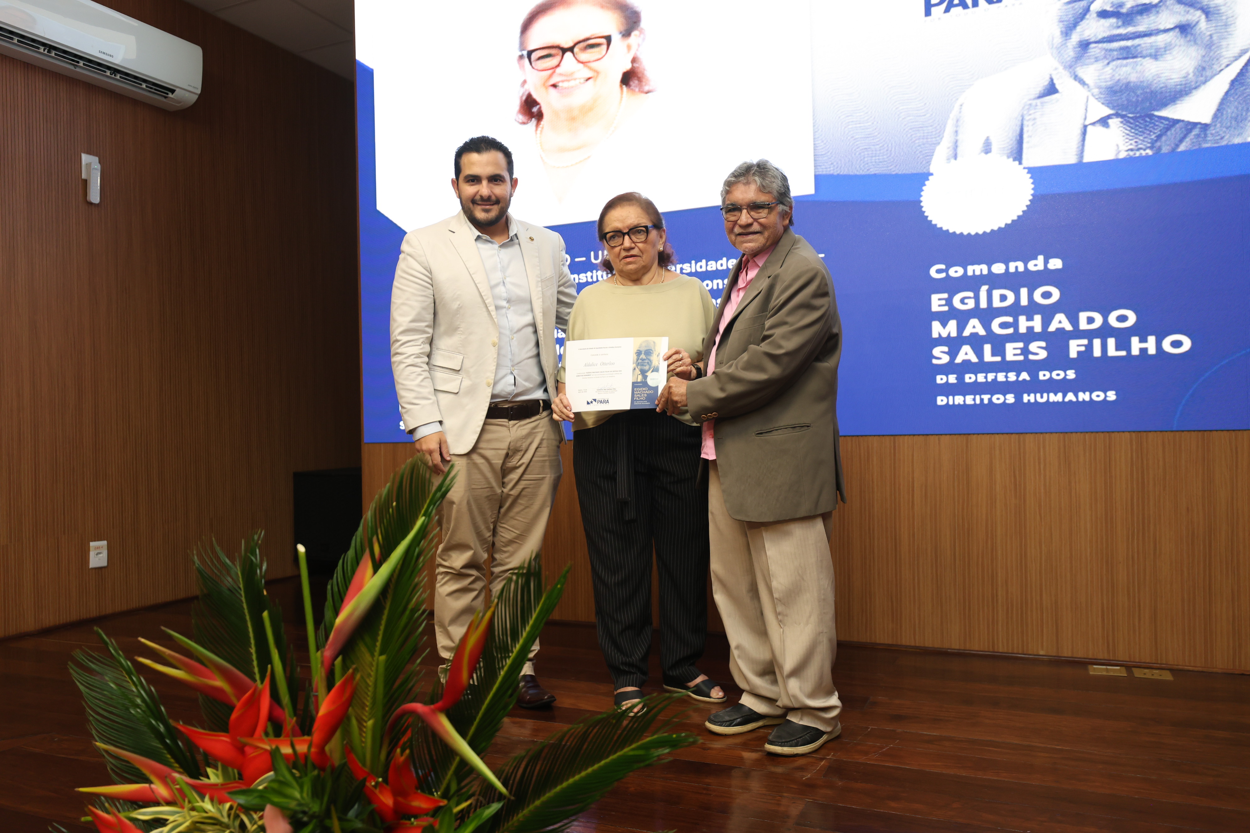 Governo do Pará entrega Comenda 'Egídio Machado Sales Filho de Direitos Humanos'
