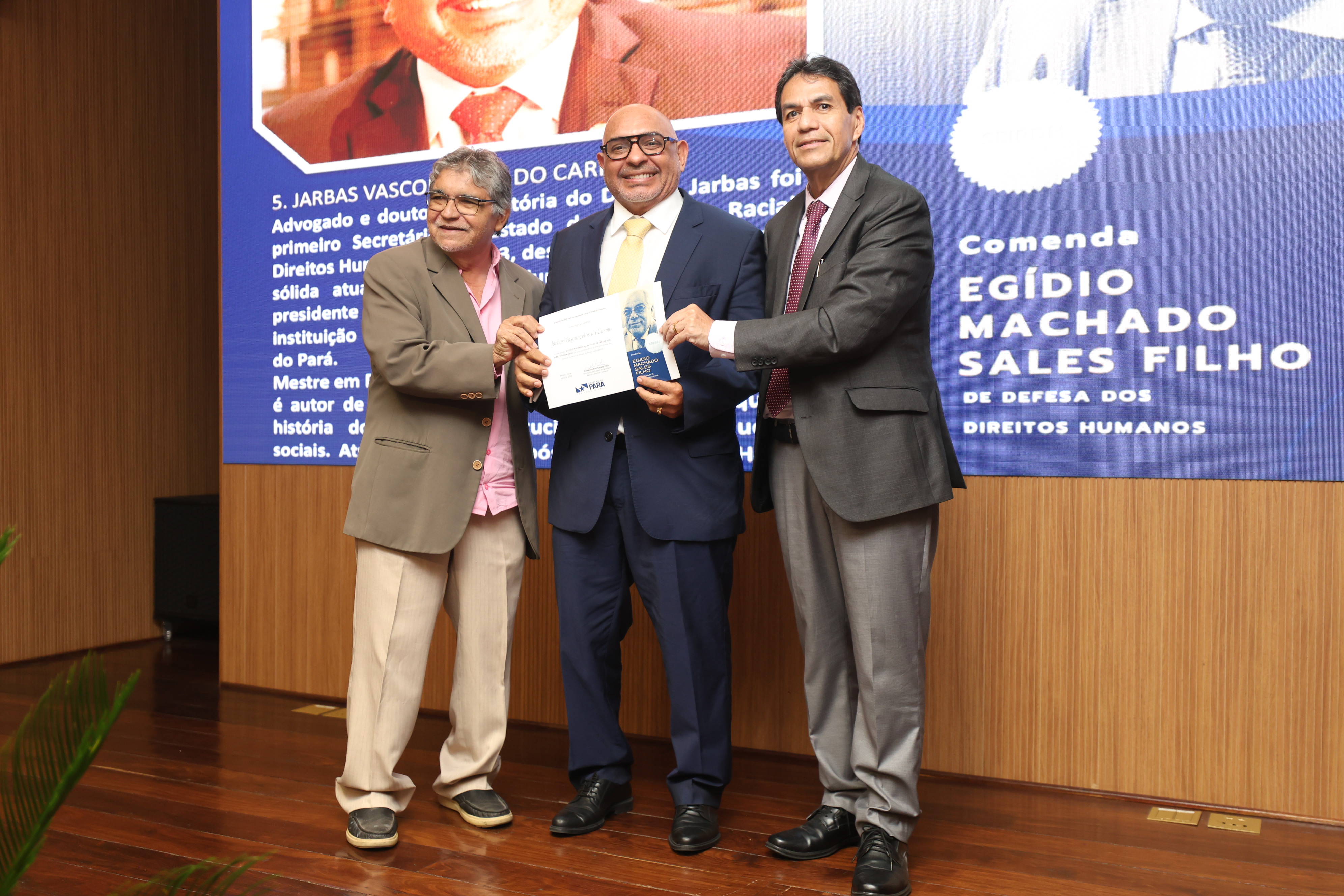 Governo do Pará entrega Comenda 'Egídio Machado Sales Filho de Direitos Humanos'