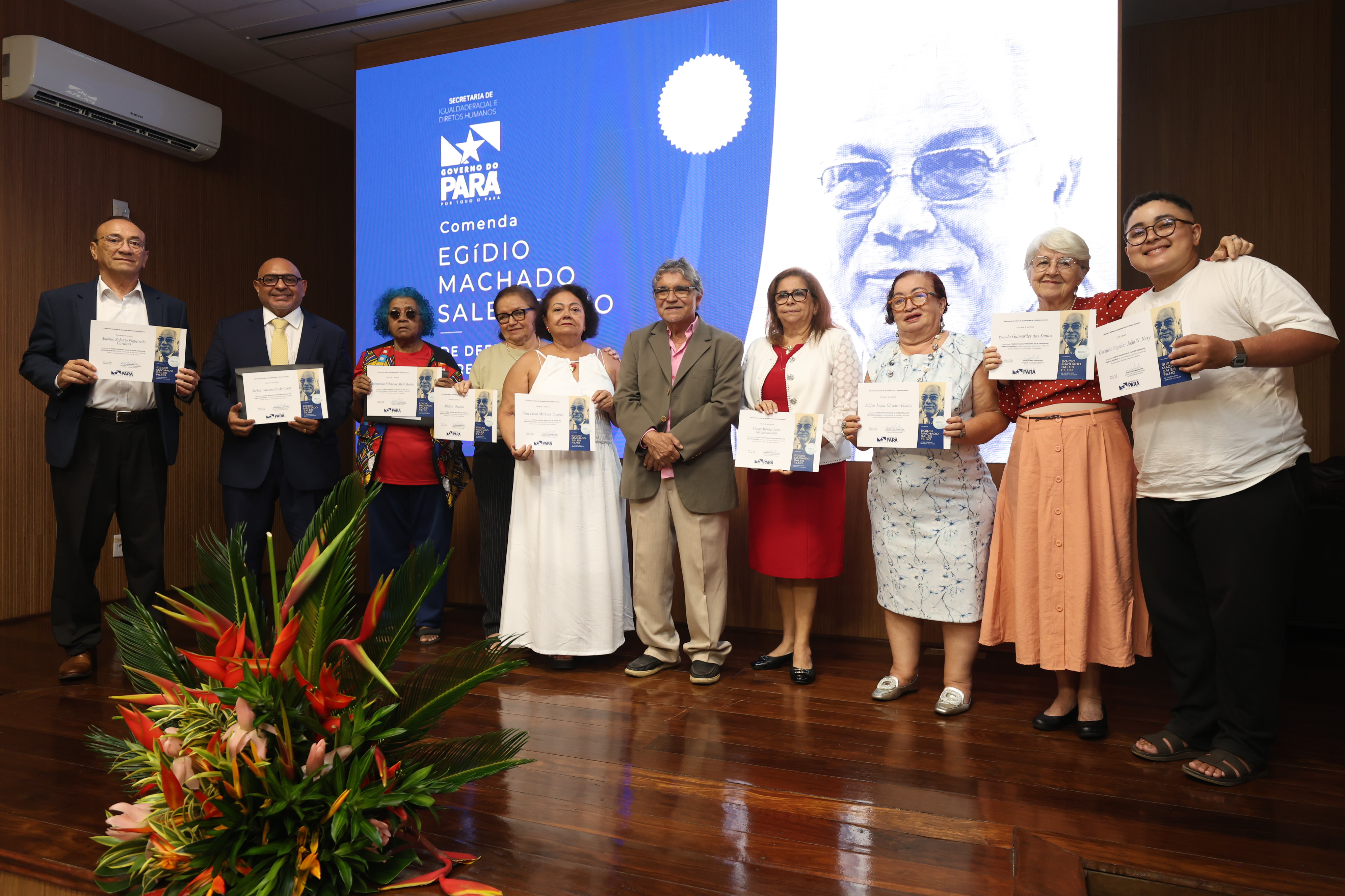 Governo do Pará entrega Comenda 'Egídio Machado Sales Filho de Direitos Humanos'