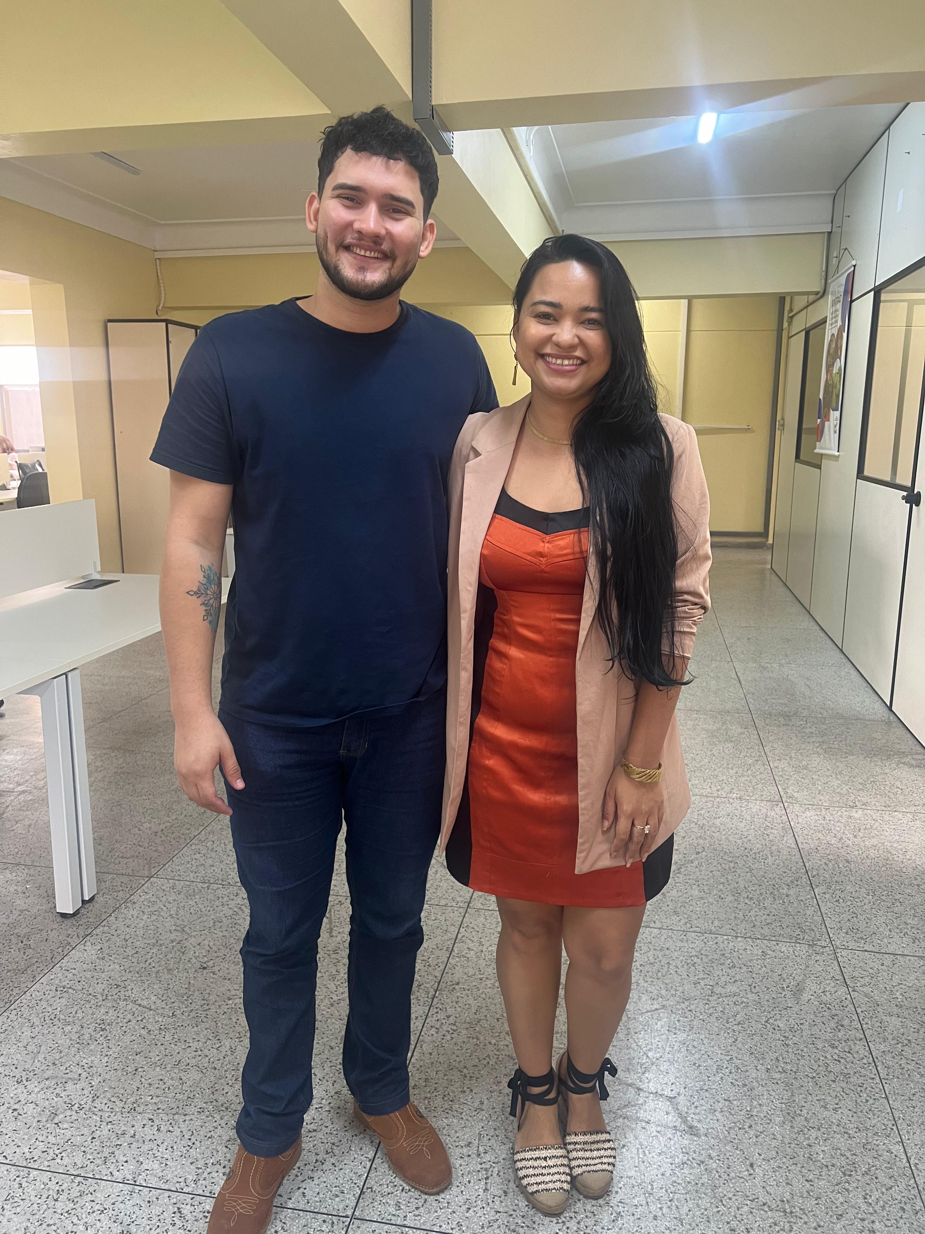 Carla Crispim e Otávio Mota