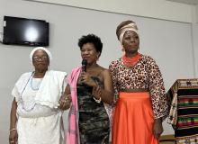 Mulheres negras homenageadas com a comenda