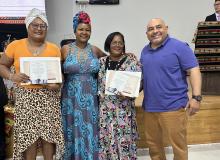Mulheres negras homenageadas com a comenda