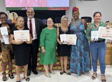 Mulheres negras homenageadas com a comenda