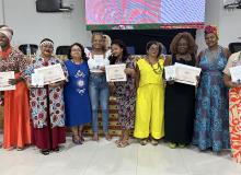 Mulheres negras homenageadas com a comenda