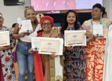 Mulheres negras homenageadas com a comenda