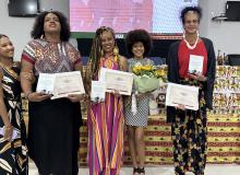 Mulheres negras homenageadas com a comenda