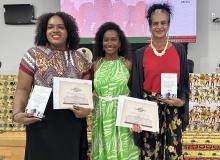 Mulheres negras homenageadas com a comenda